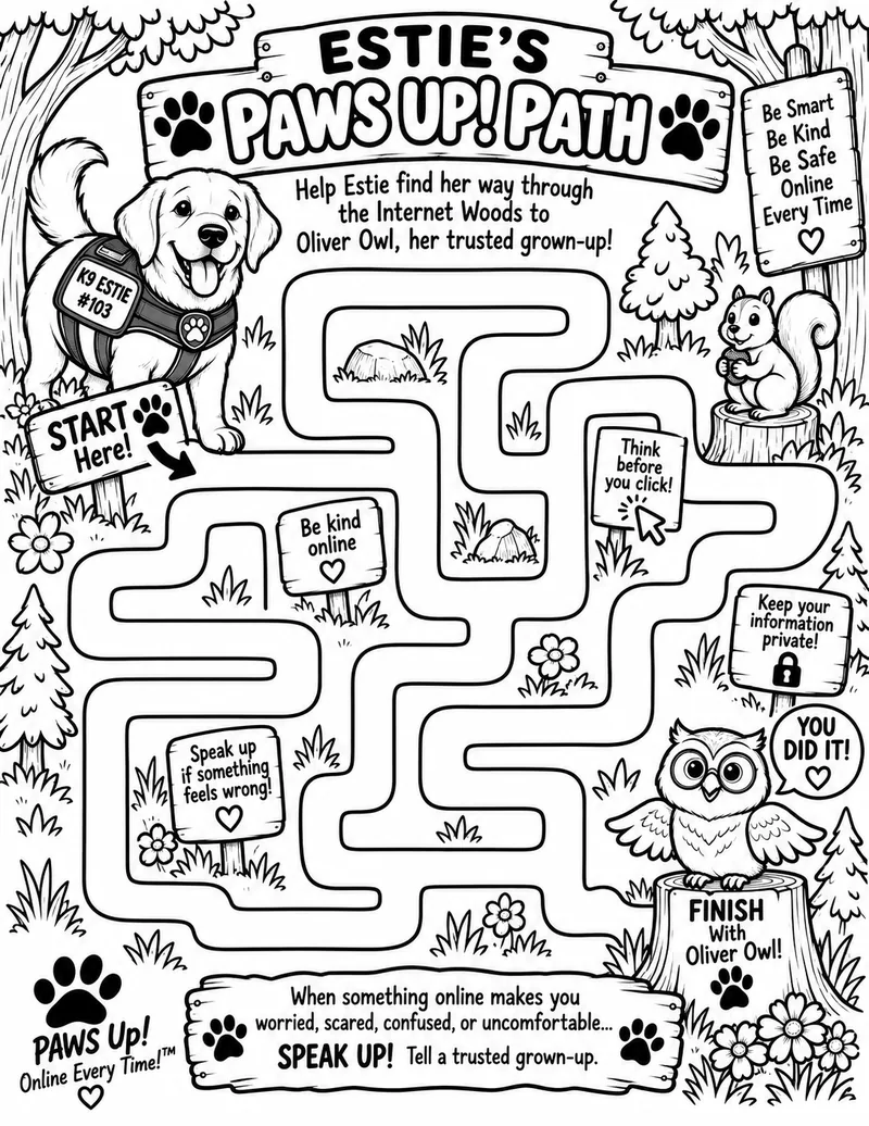 Estie’s PAWS Up! Path
