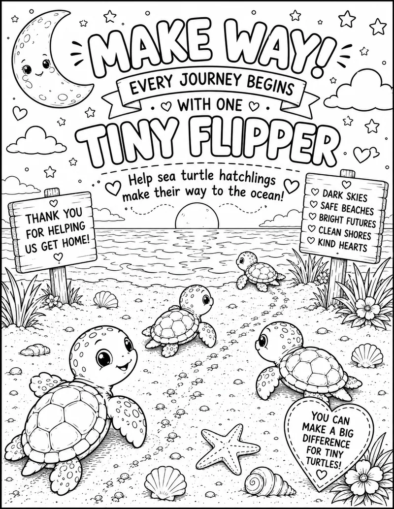 Make Way for One Tiny Flipper