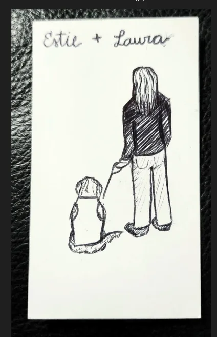 Artwork of Estie by a young fan