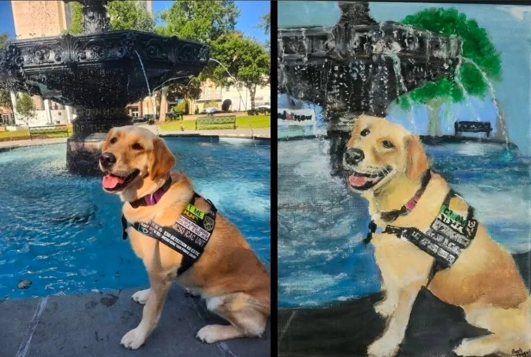 Artwork of Estie by a young fan