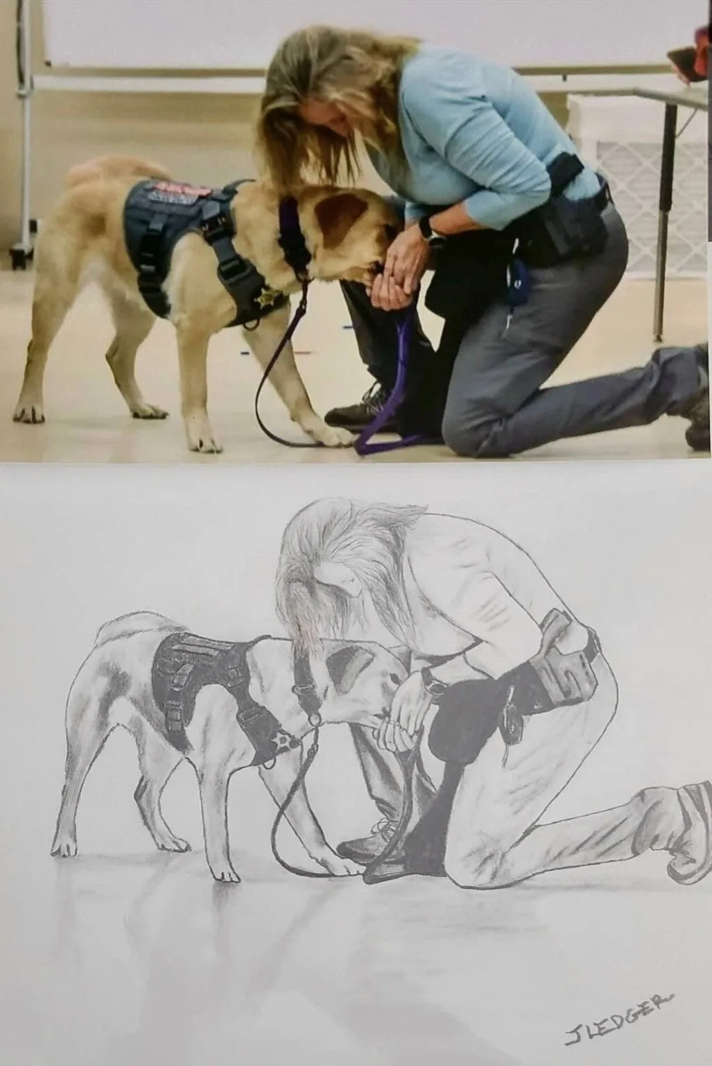 Artwork of Estie by a young fan