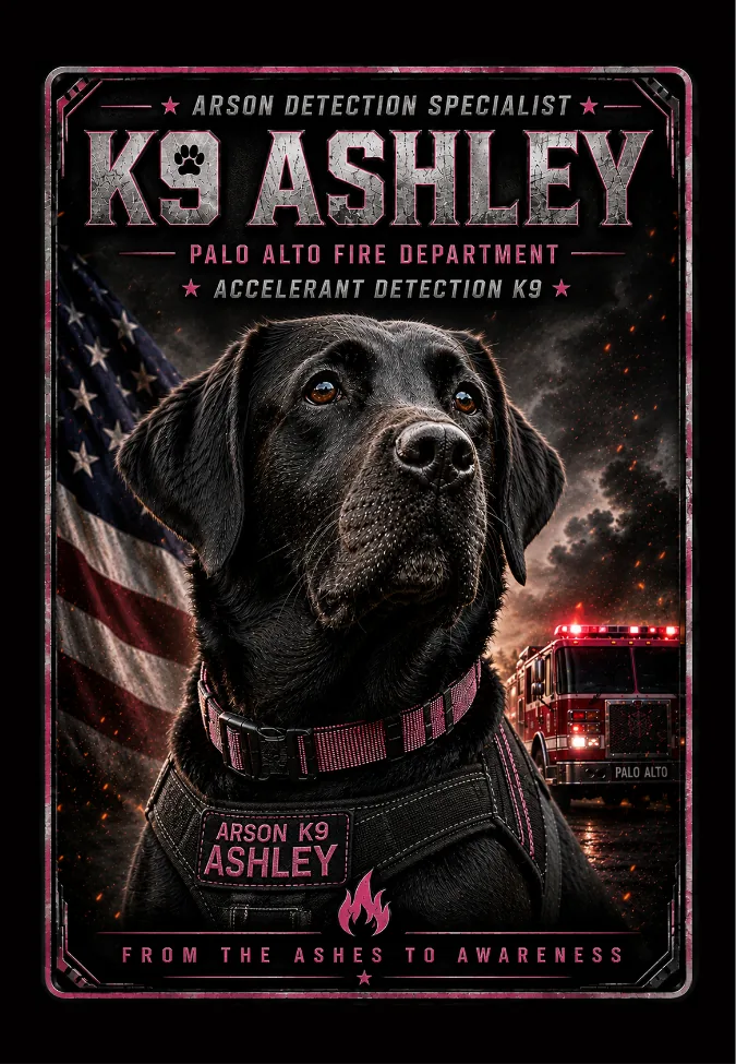 Ashley trading card front