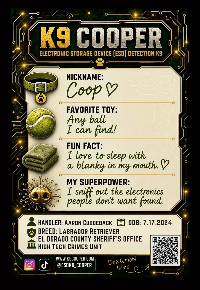 Cooper trading card back