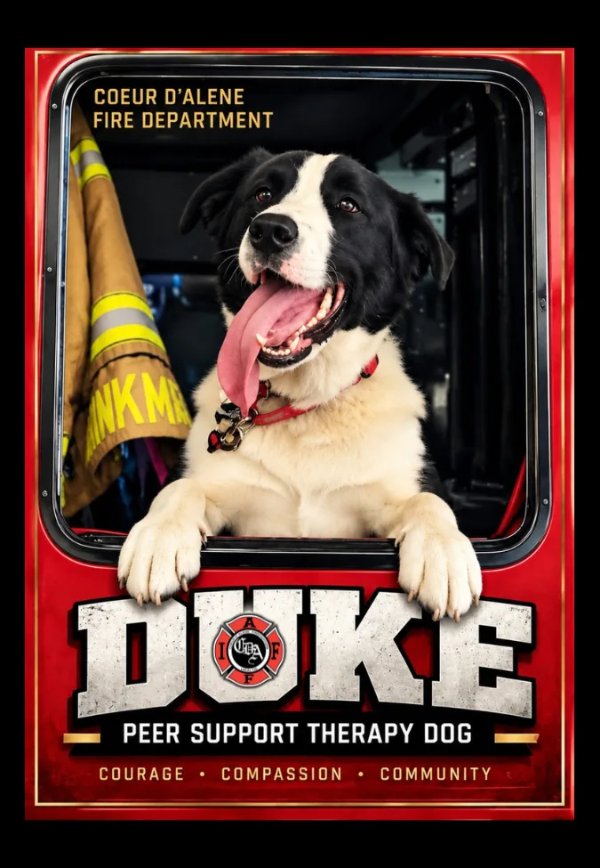 Duke trading card front