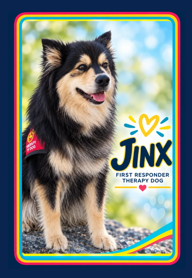Jinx trading card front