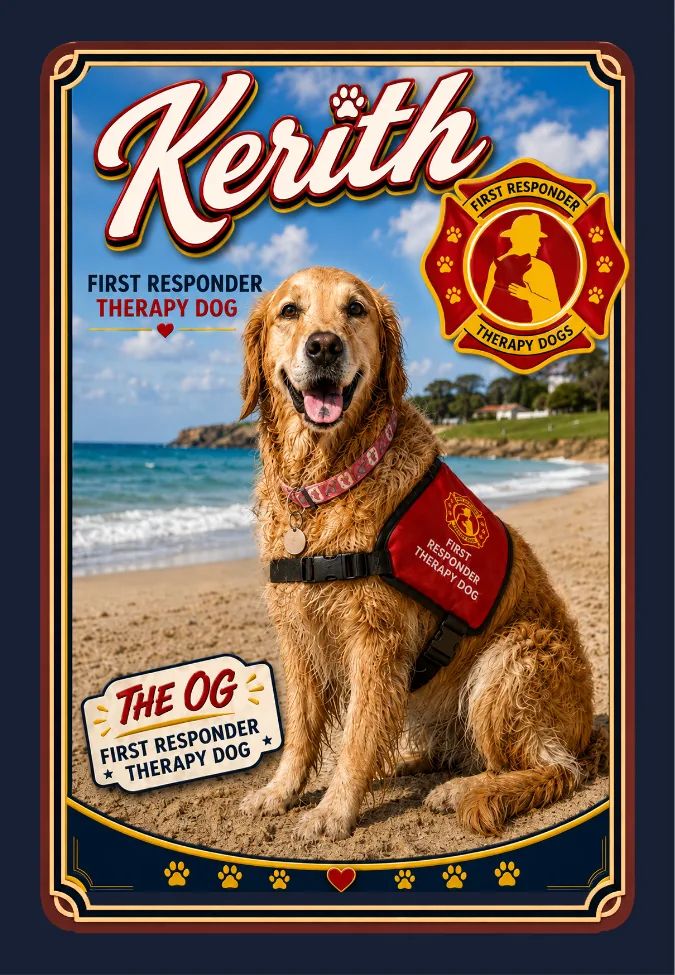 Kerith trading card front