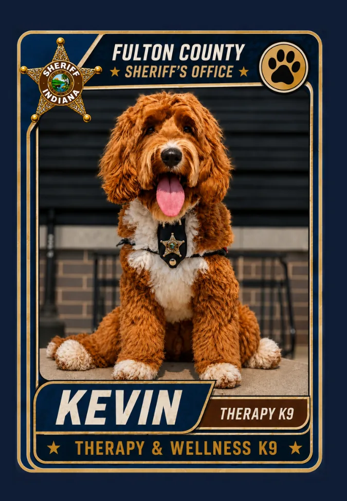 Kevin trading card front