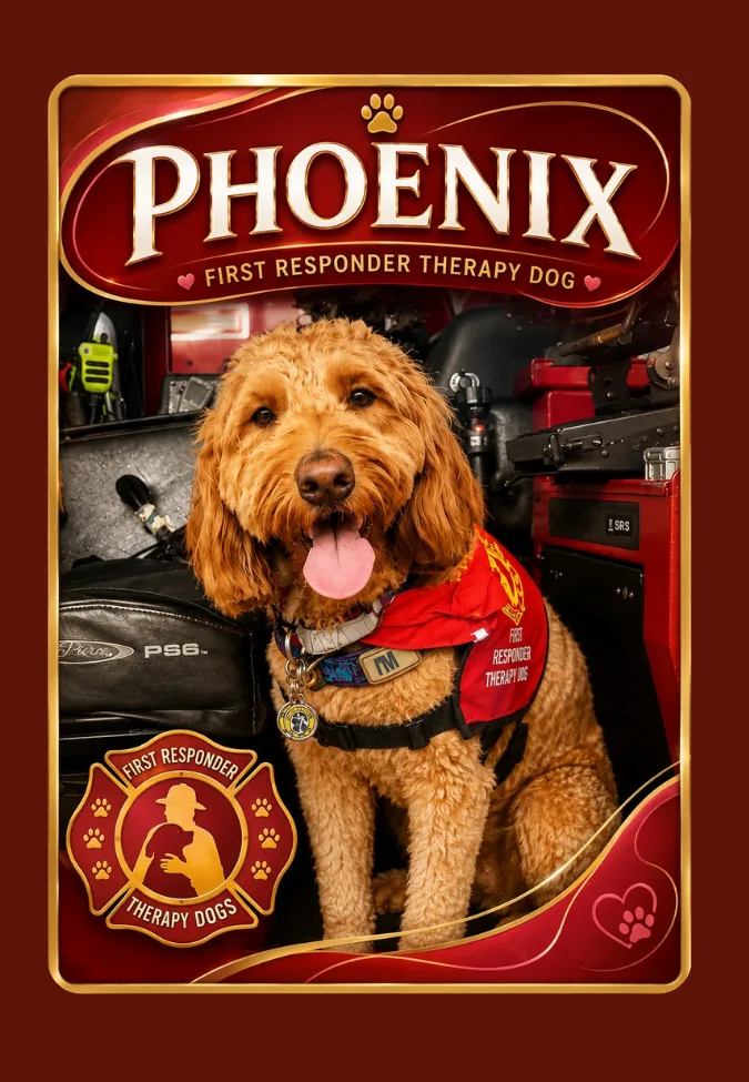 Phoenix trading card front